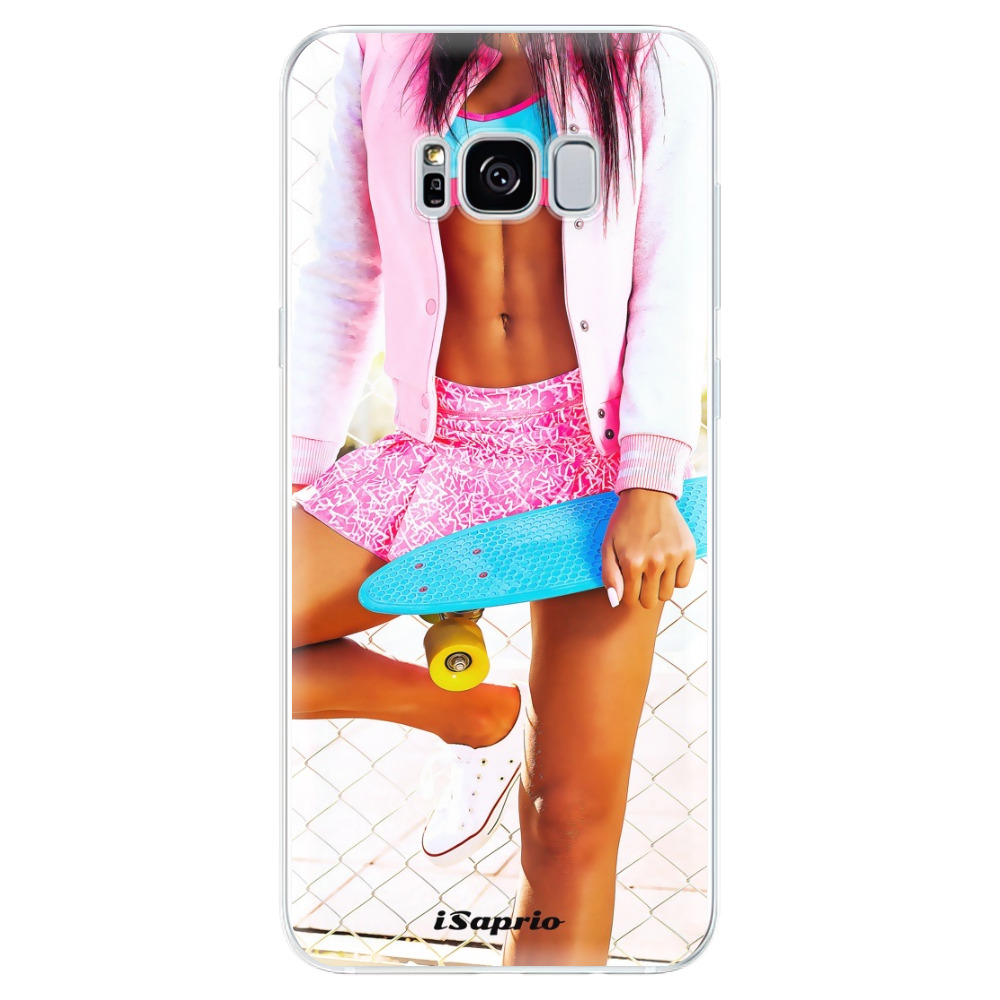 Odolné silikónové puzdro iSaprio - Skate girl 01 - Samsung Galaxy S8