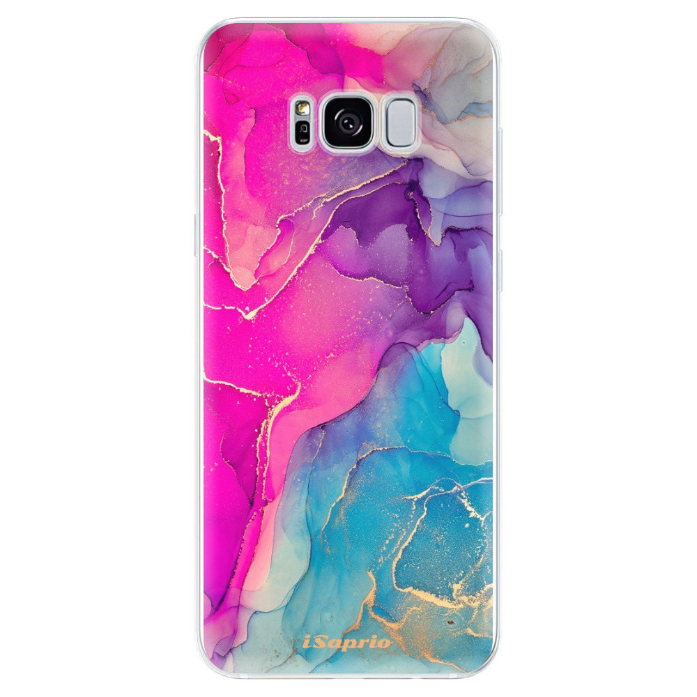 Odolné silikónové puzdro iSaprio - Purple Ink - Samsung Galaxy S8