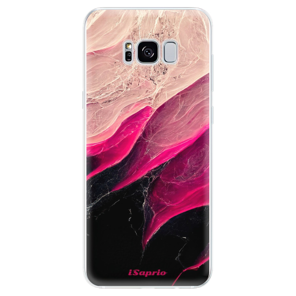 Odolné silikónové puzdro iSaprio - Black and Pink - Samsung Galaxy S8