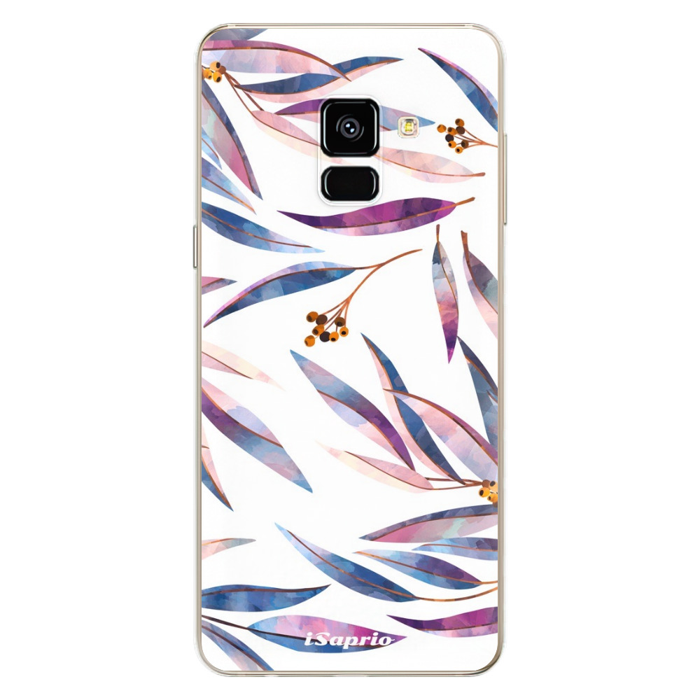 Odolné silikónové puzdro iSaprio - Eucalyptus - Samsung Galaxy A8 2018