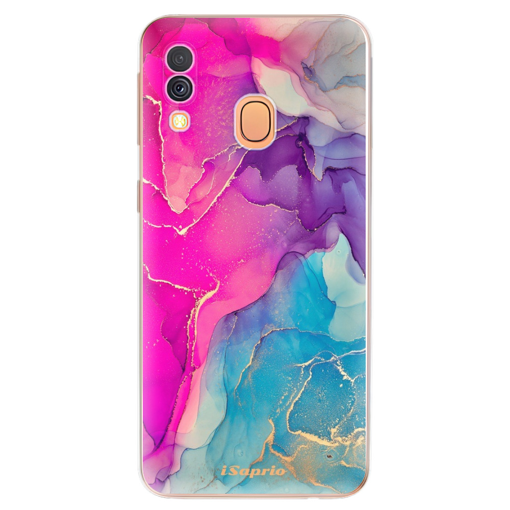 Odolné silikónové puzdro iSaprio - Purple Ink - Samsung Galaxy A40