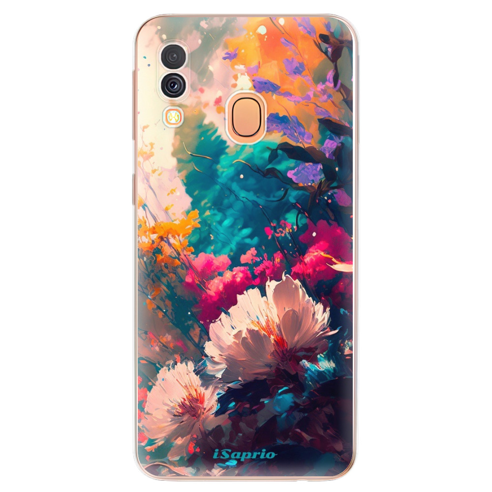 Odolné silikónové puzdro iSaprio - Flower Design - Samsung Galaxy A40