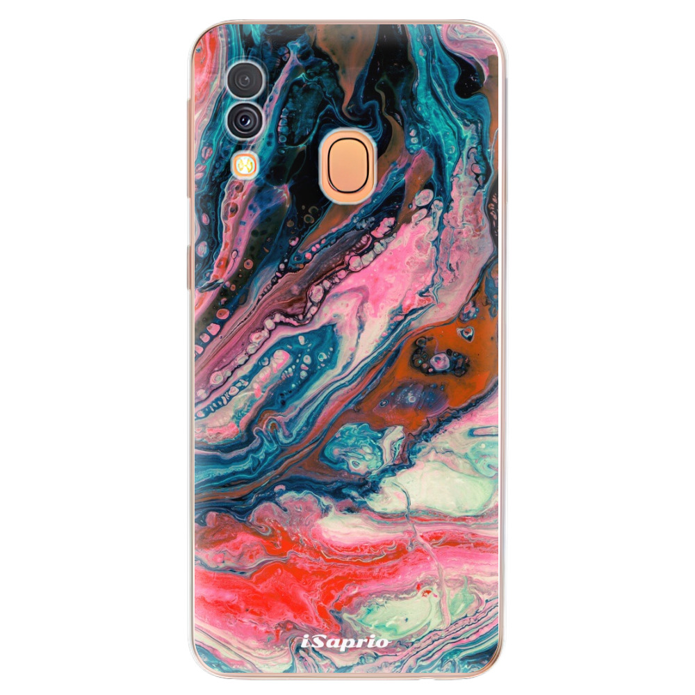 Odolné silikónové puzdro iSaprio - Abstract Paint 01 - Samsung Galaxy A40