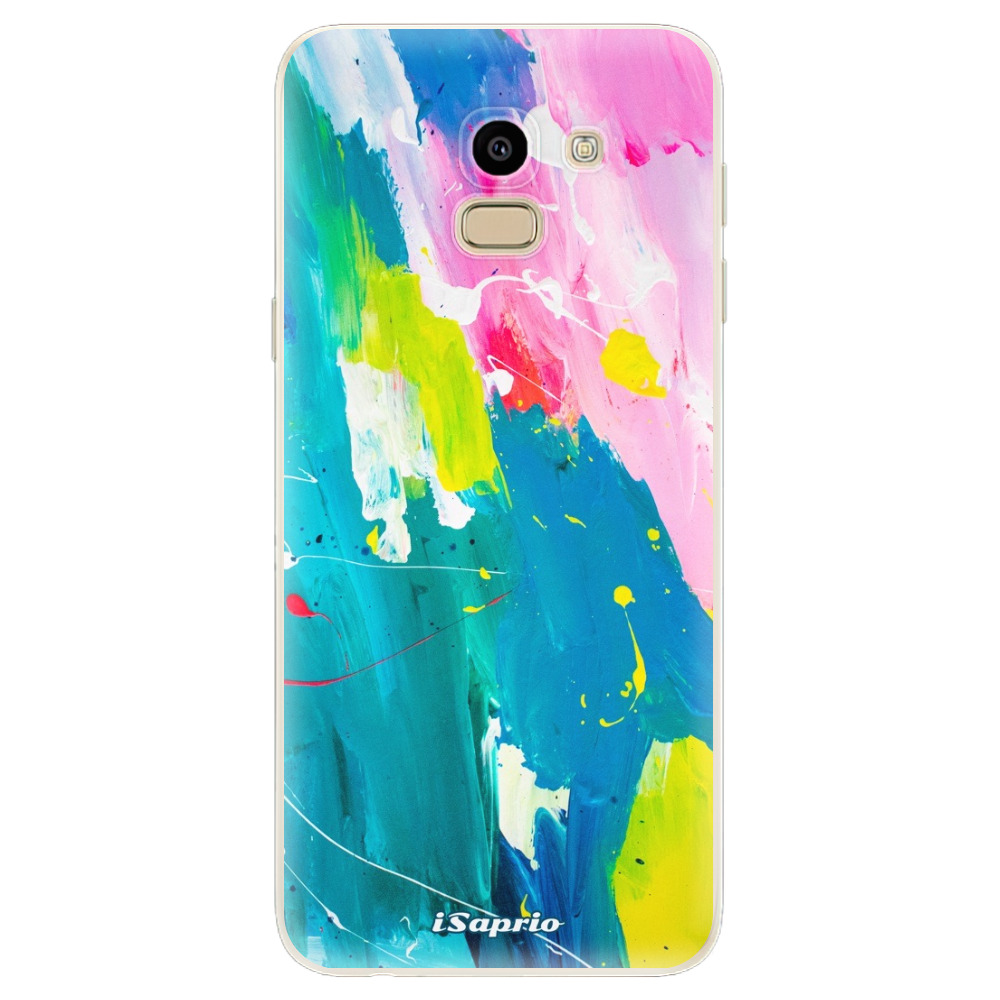 Odolné silikónové puzdro iSaprio - Abstract Paint 04 - Samsung Galaxy J6