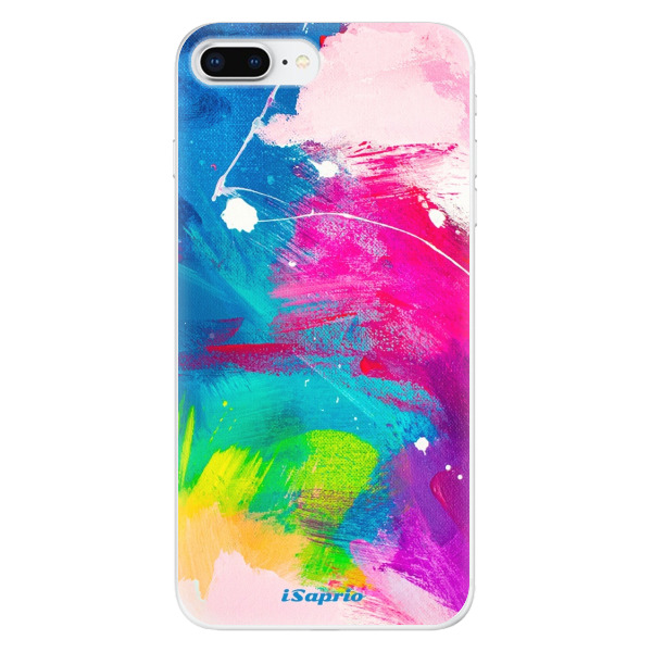 Odolné silikónové puzdro iSaprio - Abstract Paint 03 - iPhone 8 Plus