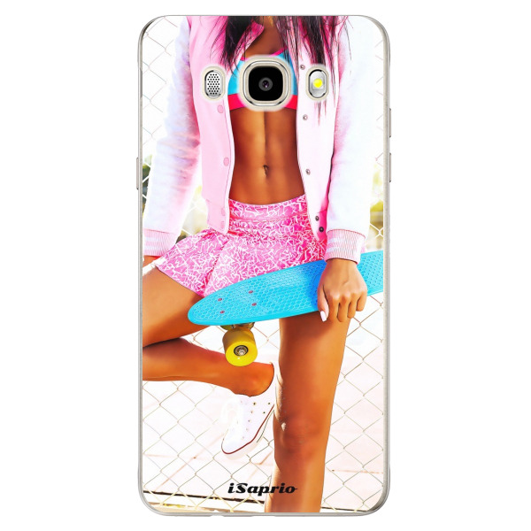 Odolné silikónové puzdro iSaprio - Skate girl 01 - Samsung Galaxy J5 2016