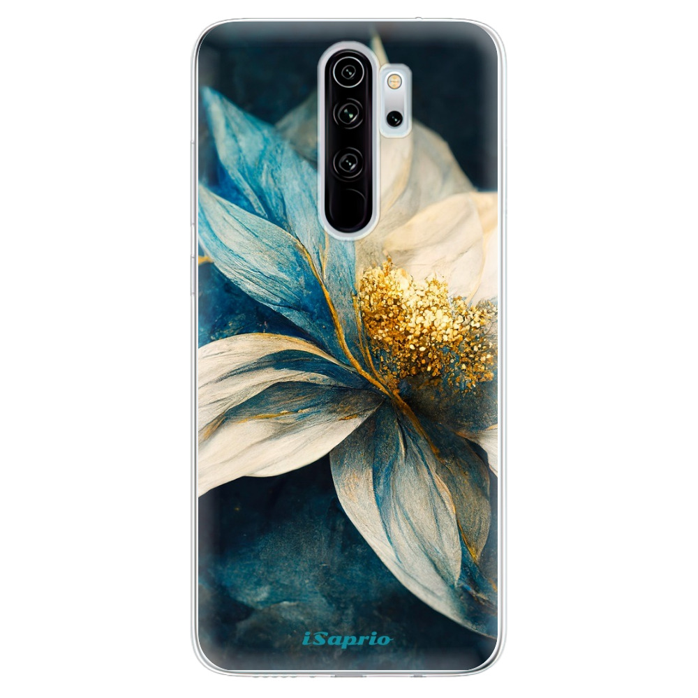 Odolné silikónové puzdro iSaprio - Blue Petals - Xiaomi Redmi Note 8 Pro