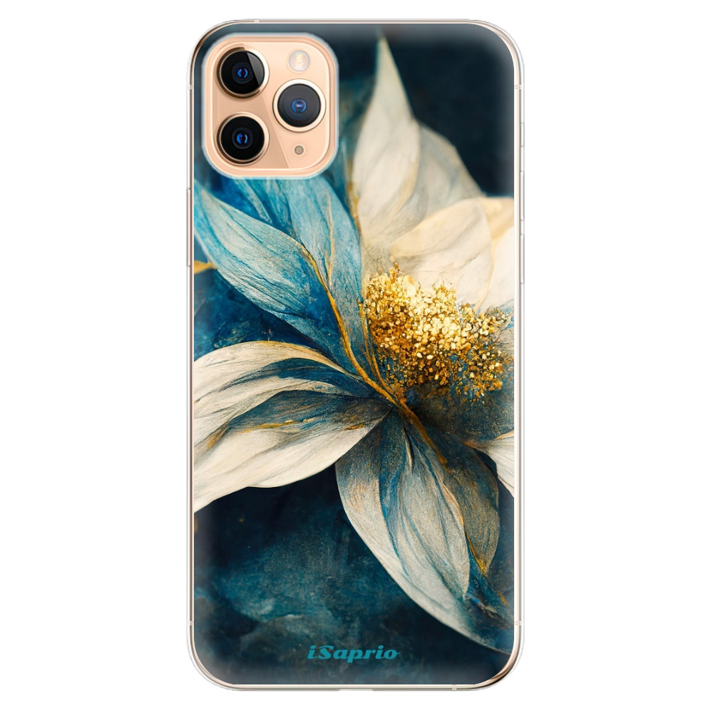 Odolné silikónové puzdro iSaprio - Blue Petals - iPhone 11 Pro Max
