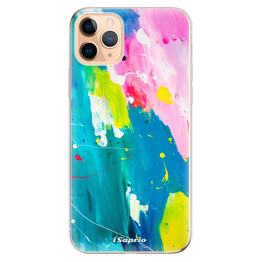 Odolné silikónové puzdro iSaprio - Abstract Paint 04 - iPhone 11 Pro Max