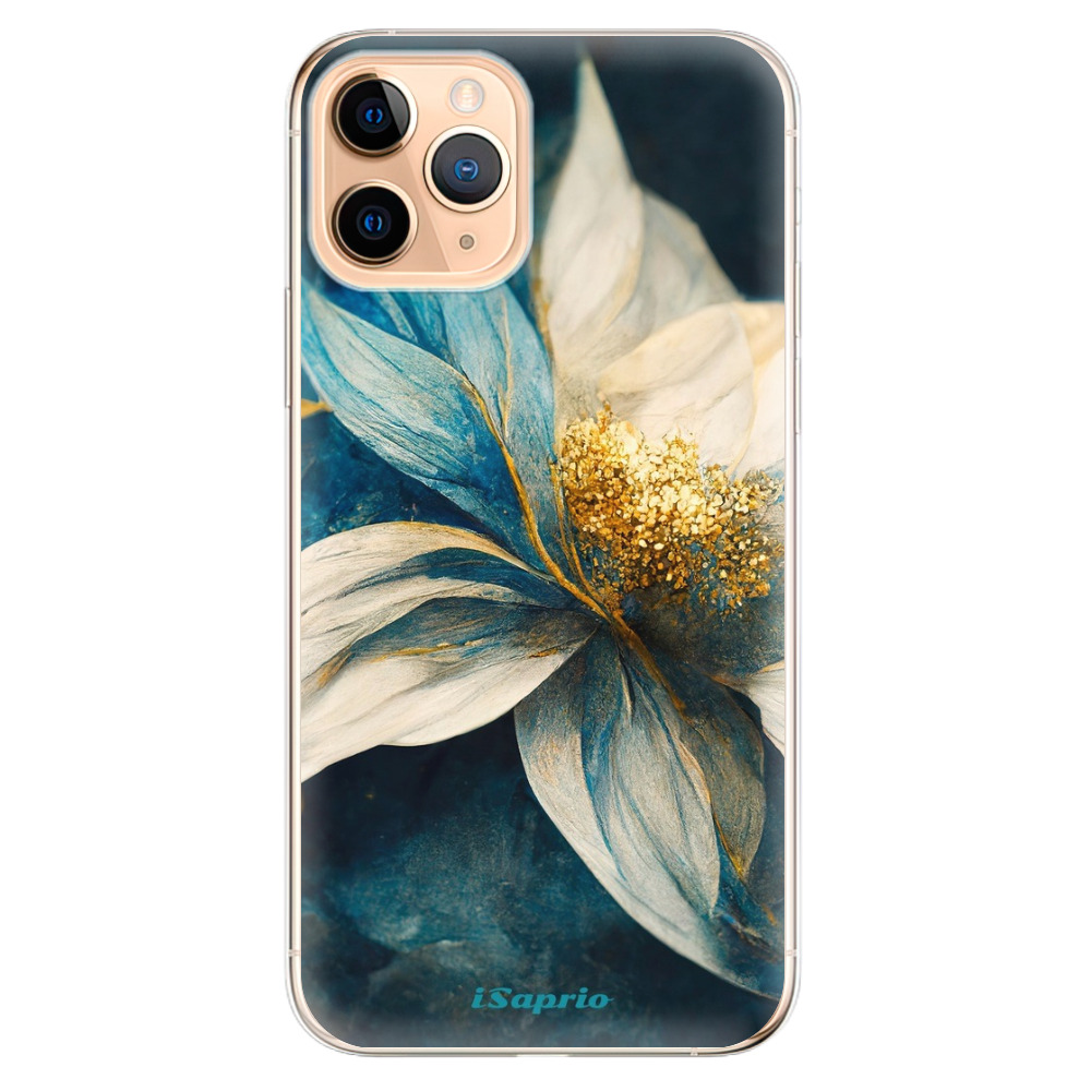 Odolné silikónové puzdro iSaprio - Blue Petals - iPhone 11 Pro