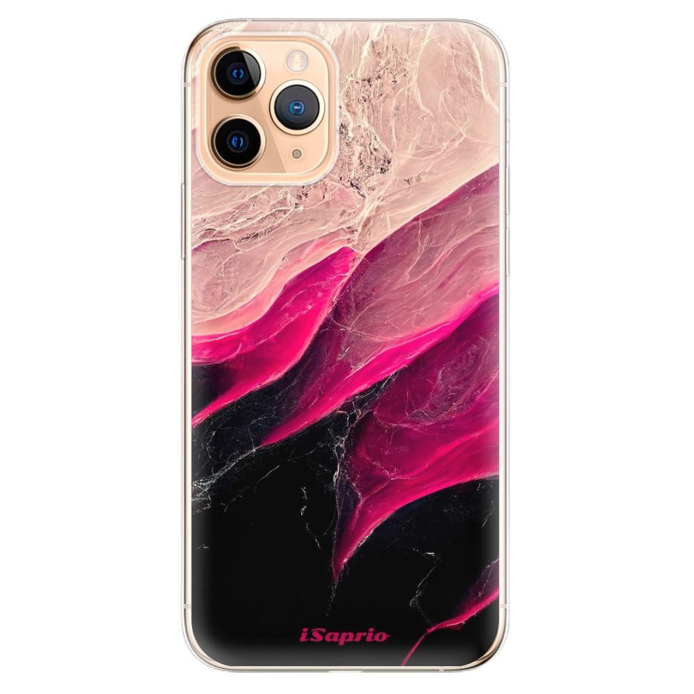 Odolné silikónové puzdro iSaprio - Black and Pink - iPhone 11 Pro