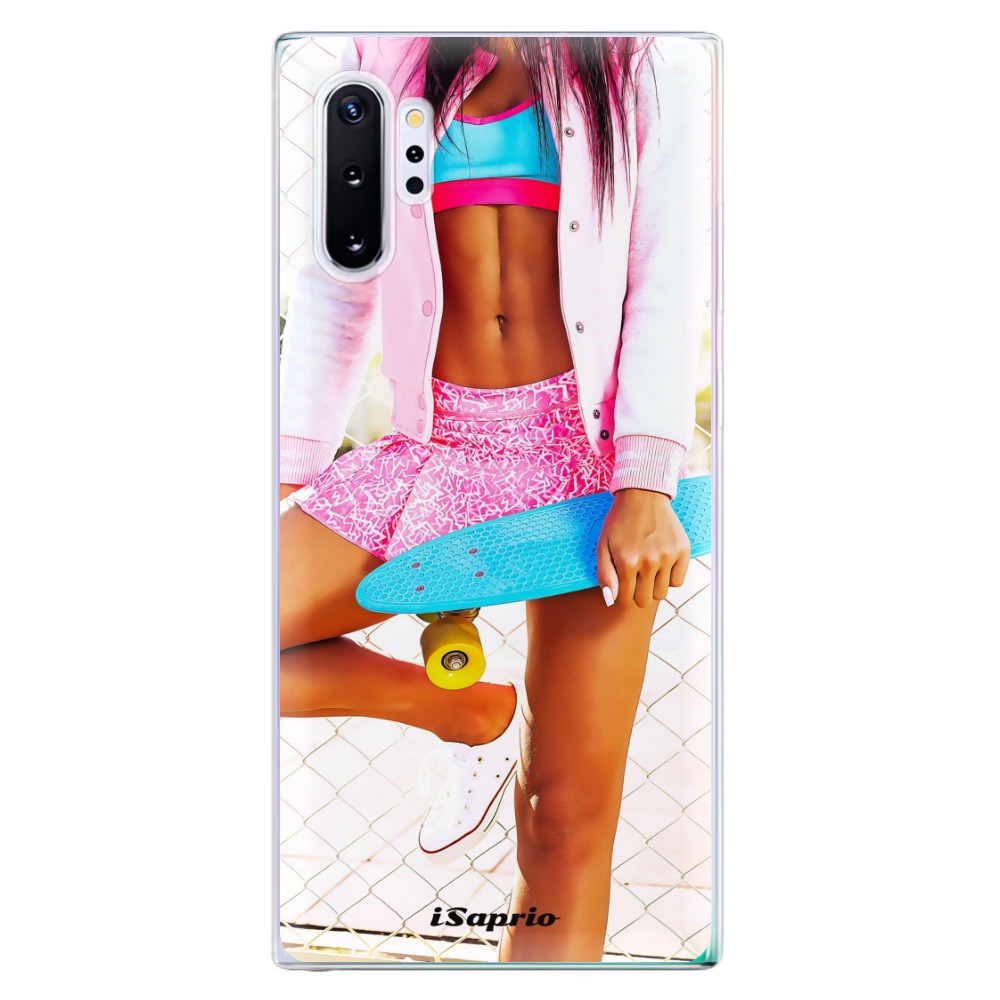 Odolné silikónové puzdro iSaprio - Skate girl 01 - Samsung Galaxy Note 10+