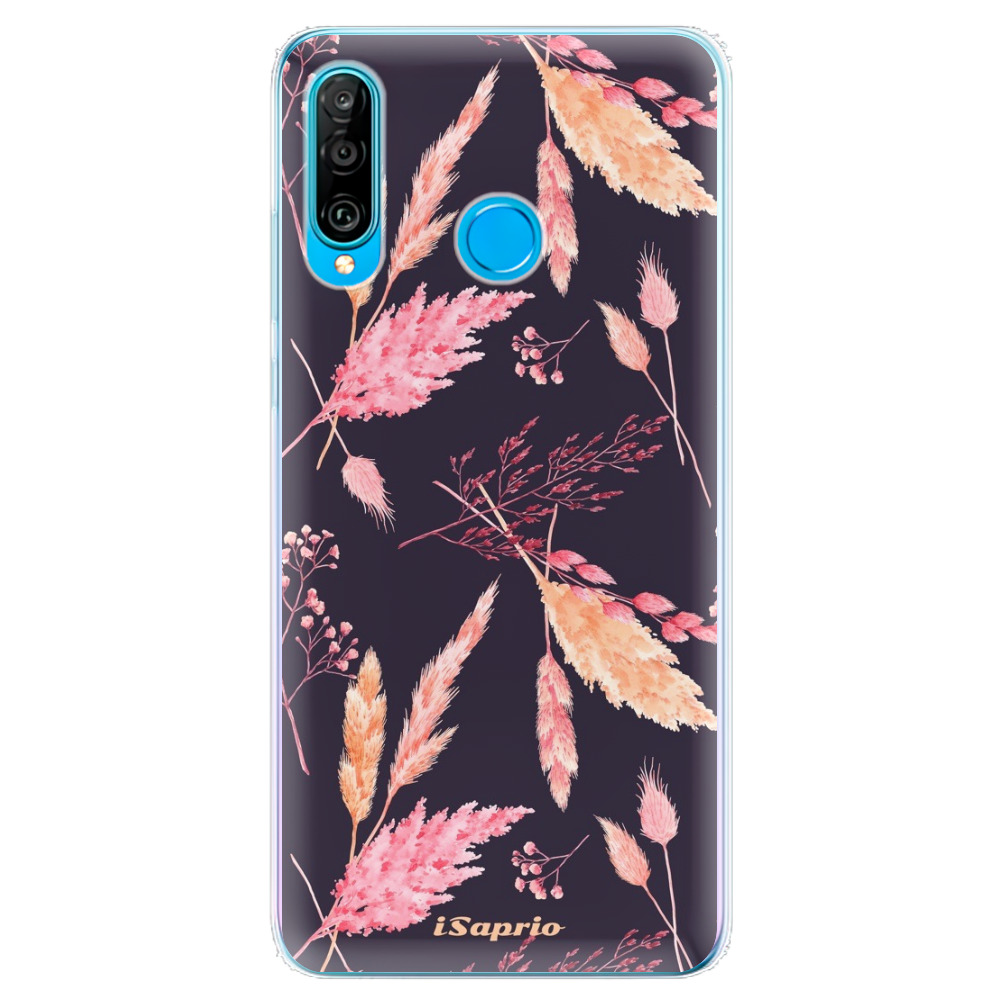 Odolné silikónové puzdro iSaprio - Herbal Pattern - Huawei P30 Lite