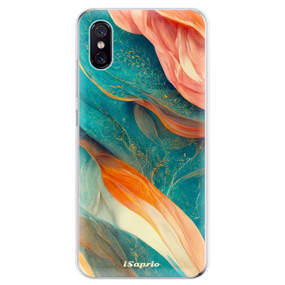 Odolné silikónové puzdro iSaprio - Abstract Marble - Xiaomi Mi 8 Pro