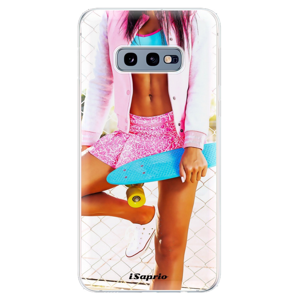 Odolné silikónové puzdro iSaprio - Skate girl 01 - Samsung Galaxy S10e