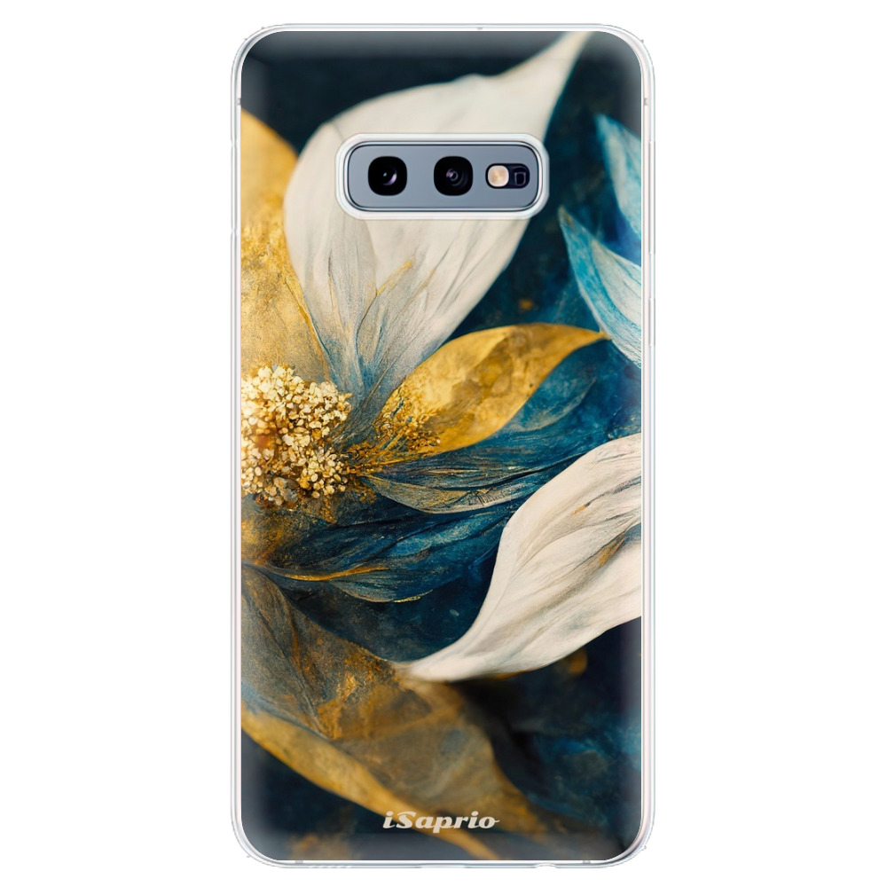 Odolné silikónové puzdro iSaprio - Gold Petals - Samsung Galaxy S10e