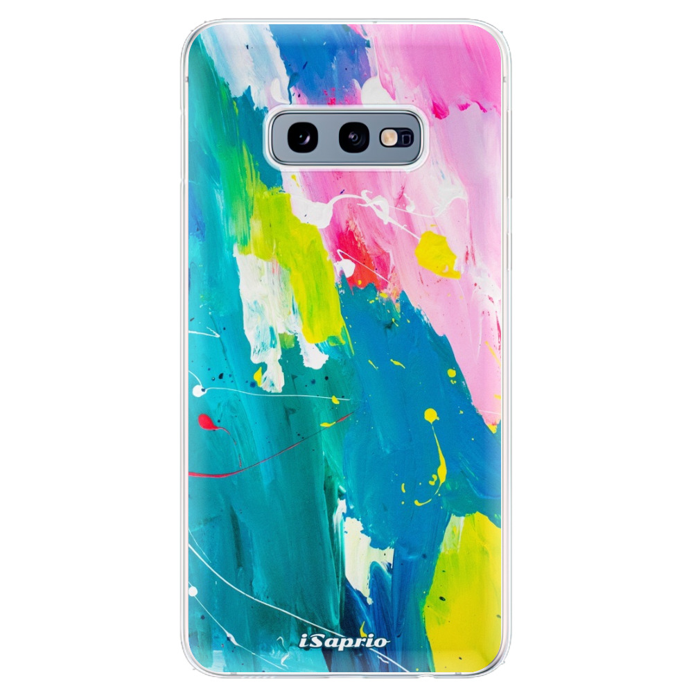 Odolné silikónové puzdro iSaprio - Abstract Paint 04 - Samsung Galaxy S10e