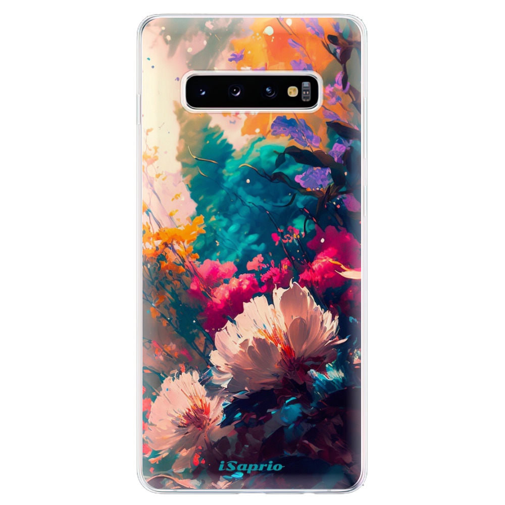Odolné silikónové puzdro iSaprio - Flower Design - Samsung Galaxy S10+