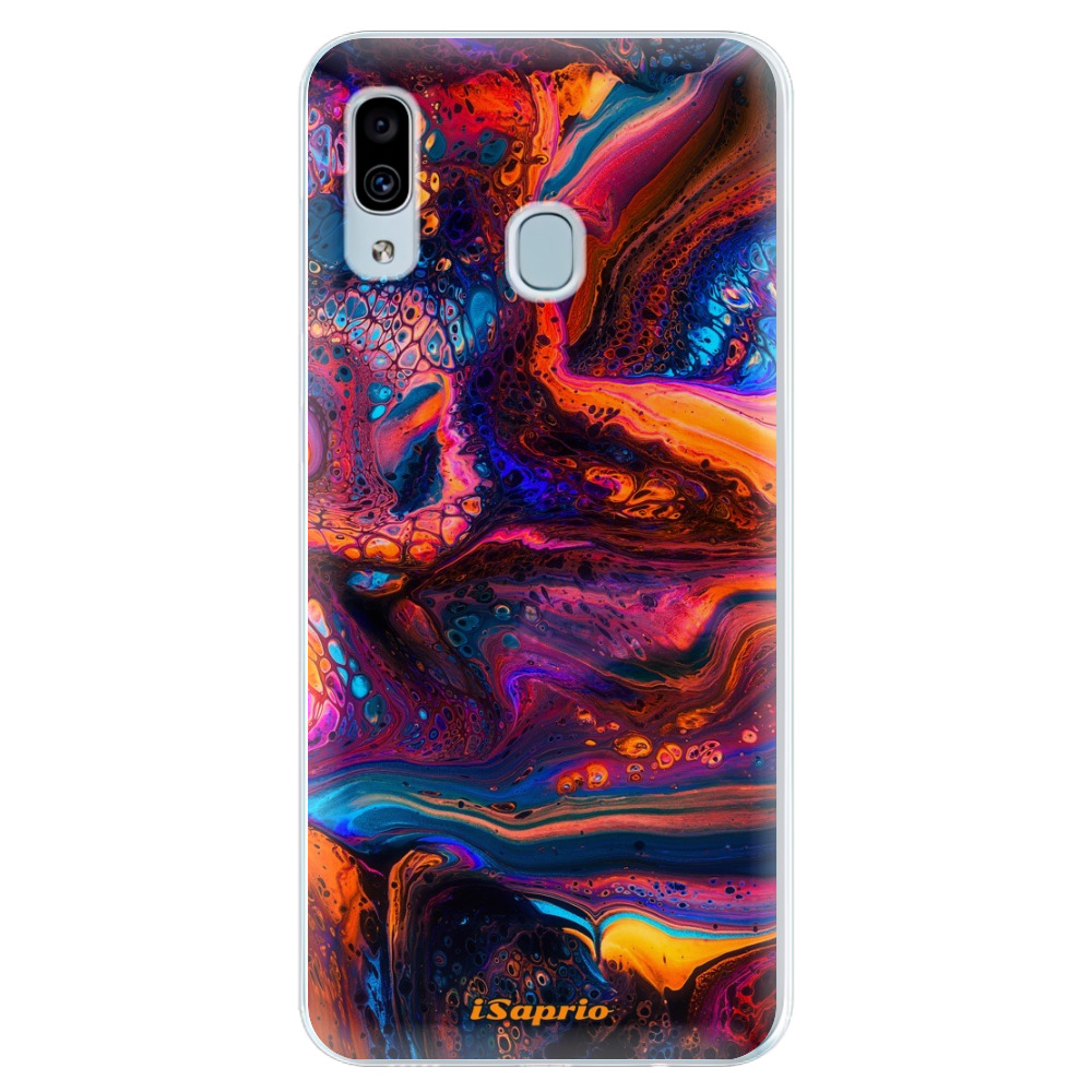 Silikónové puzdro iSaprio - Abstract Paint 02 - Samsung Galaxy A30