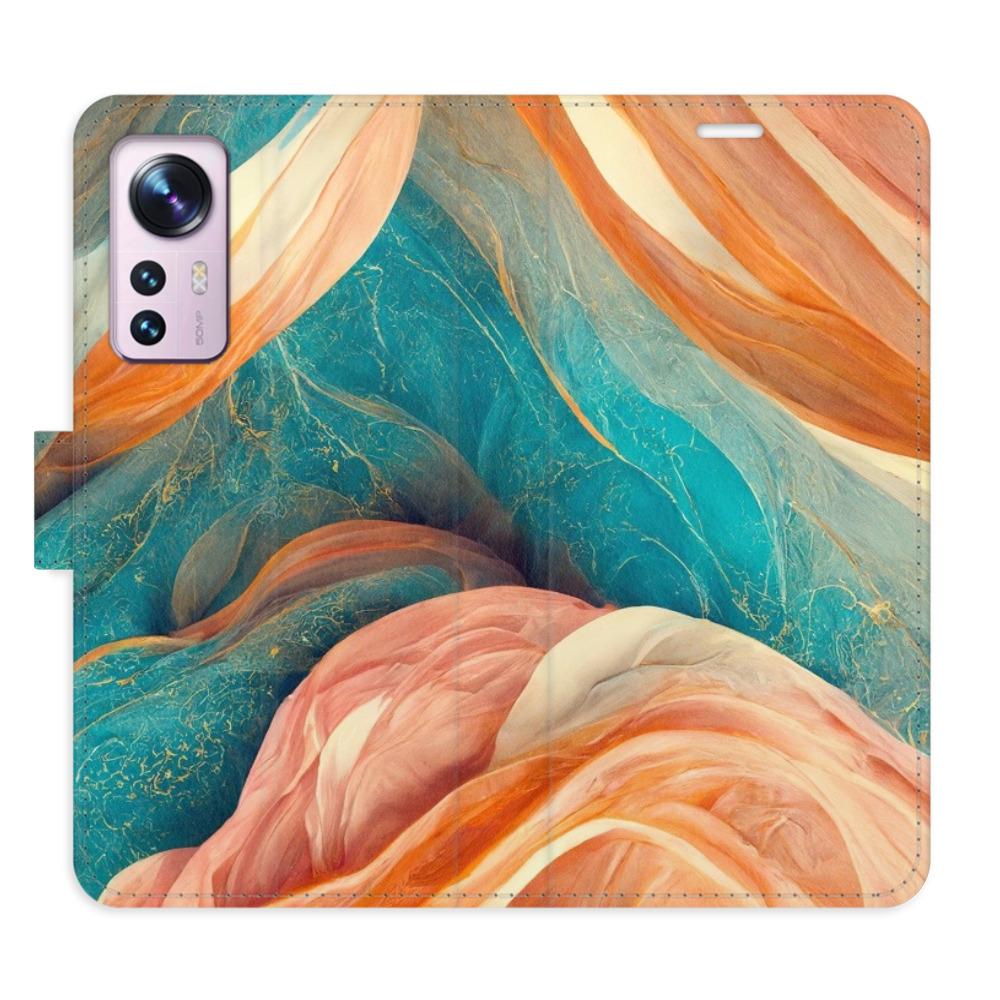Flipové puzdro iSaprio - Blue and Orange - Xiaomi 12 / 12X