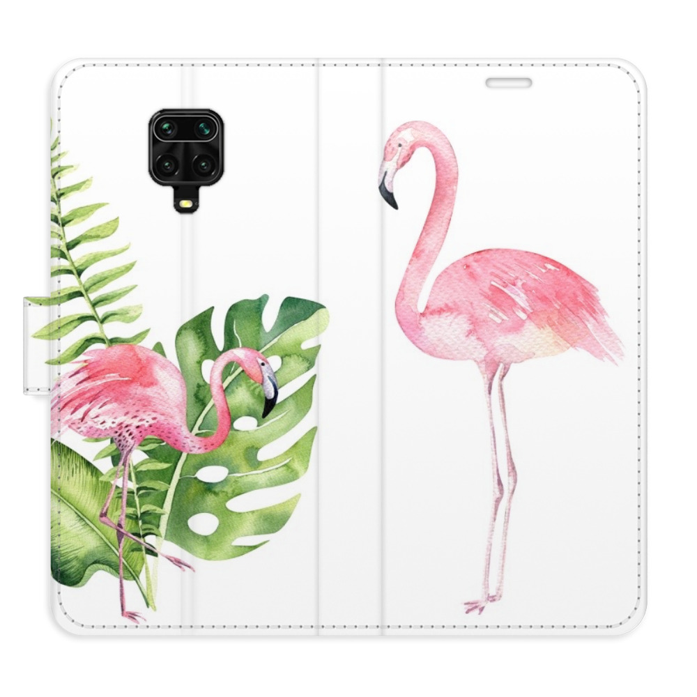 Flipové puzdro iSaprio - Flamingos - Xiaomi Redmi Note 9 Pro / Note 9S