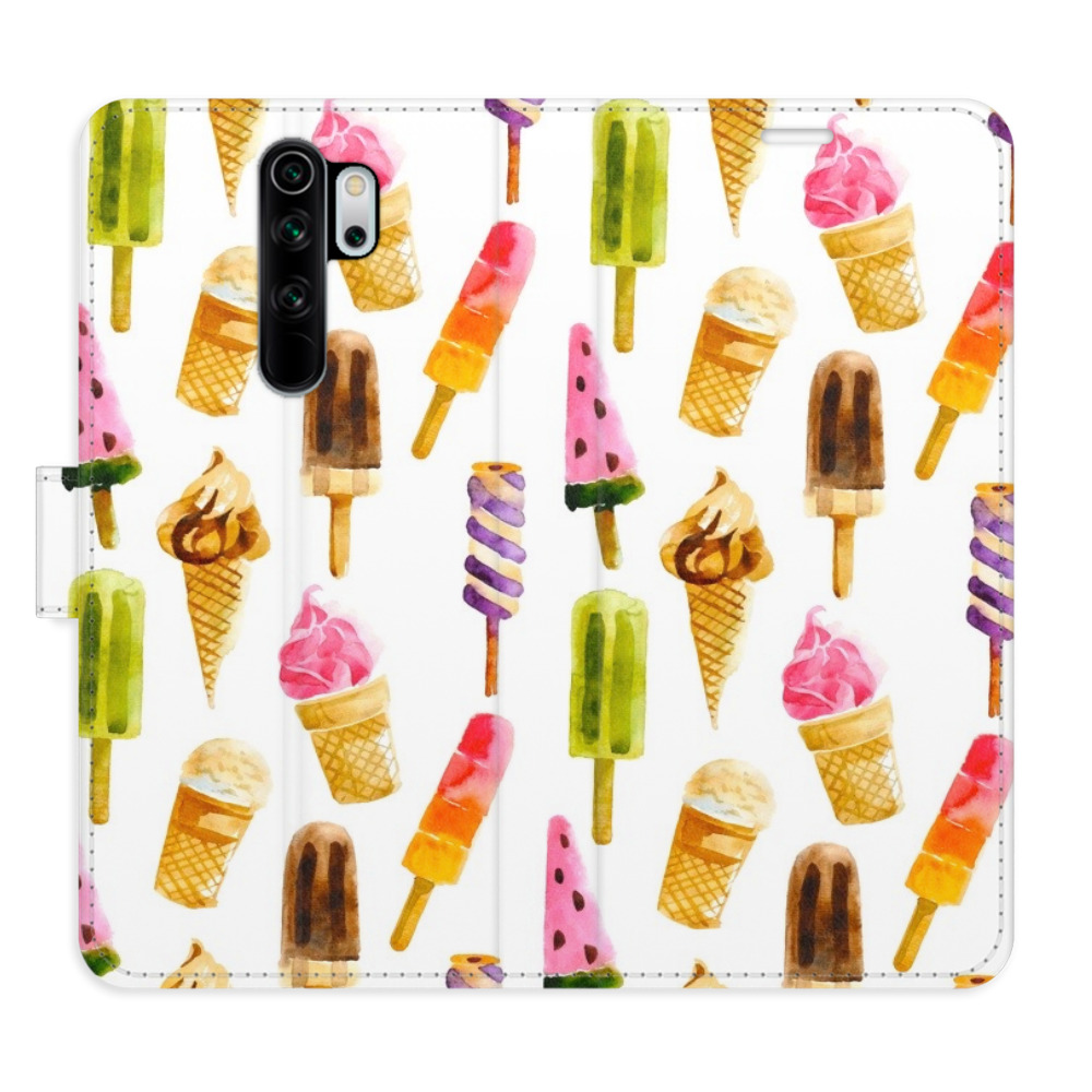 Flipové puzdro iSaprio - Ice Cream Pattern - Xiaomi Redmi Note 8 Pro