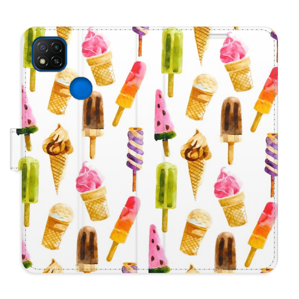 Flipové puzdro iSaprio - Ice Cream Pattern - Xiaomi Redmi 9C