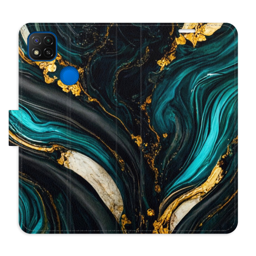 Flipové puzdro iSaprio - Dark Paint - Xiaomi Redmi 9C