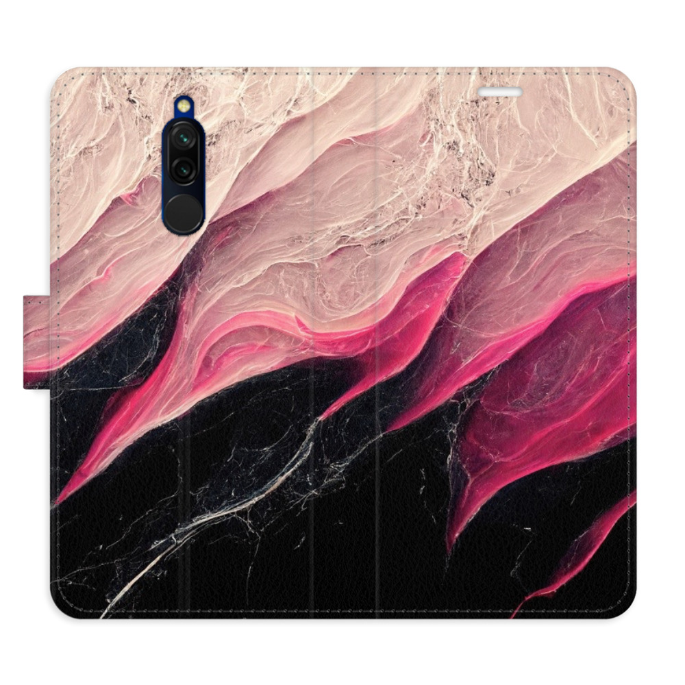Flipové puzdro iSaprio - BlackPink Marble - Xiaomi Redmi 8