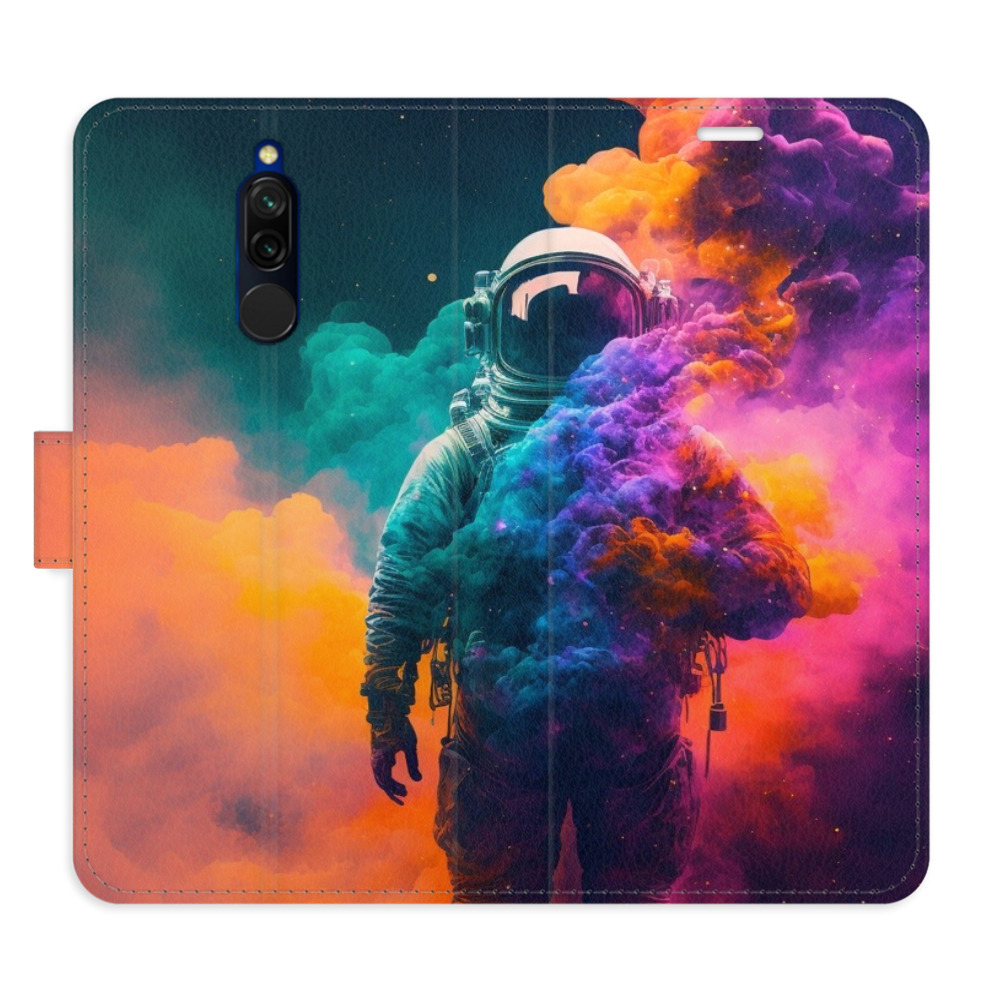 Flipové puzdro iSaprio - Astronaut in Colours 02 - Xiaomi Redmi 8