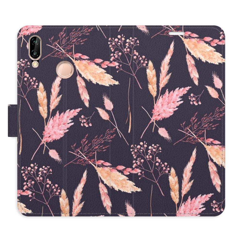 Flipové puzdro iSaprio - Ornamental Flowers 02 - Huawei P20 Lite