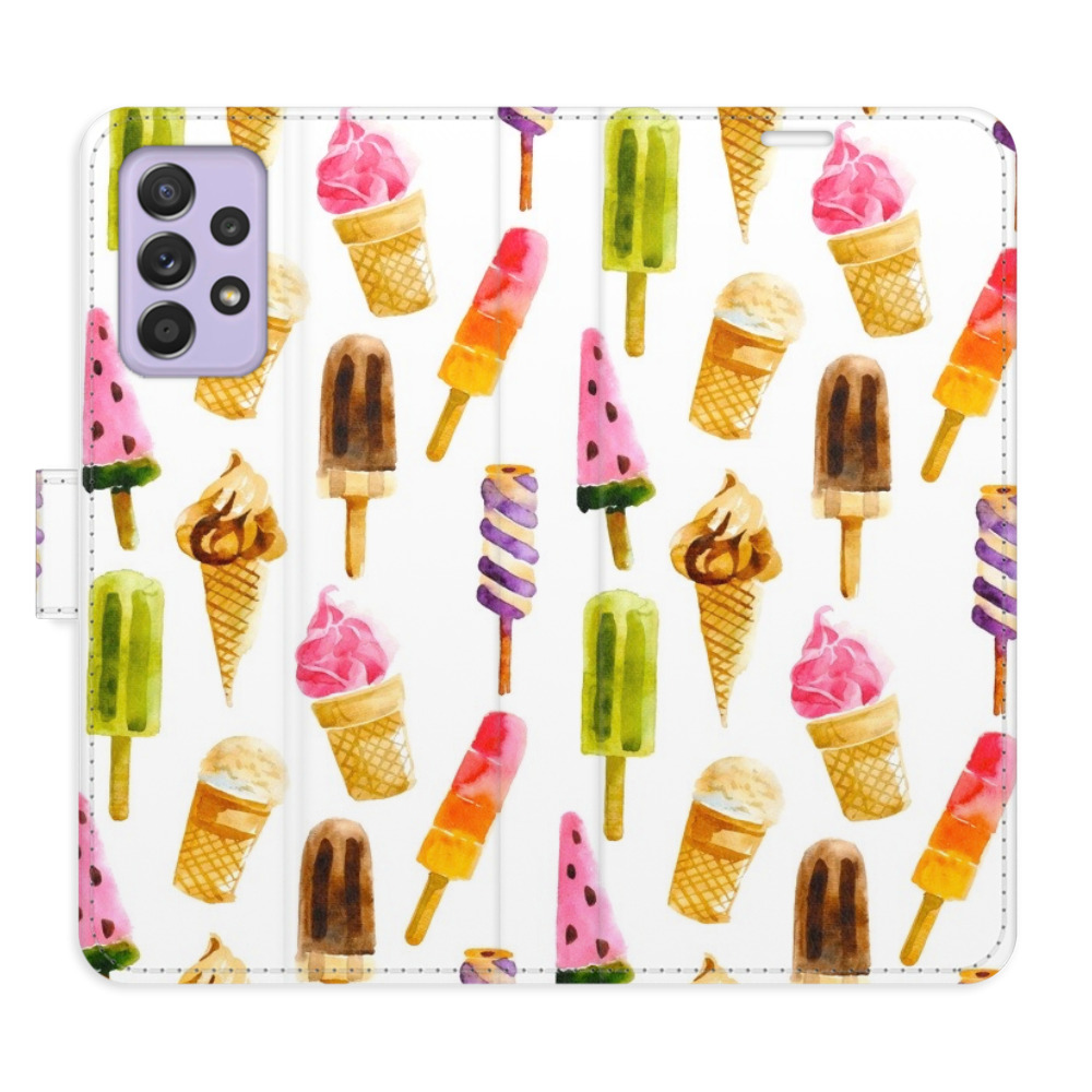 Flipové puzdro iSaprio - Ice Cream Pattern - Samsung Galaxy A52 / A52 5G / A52s