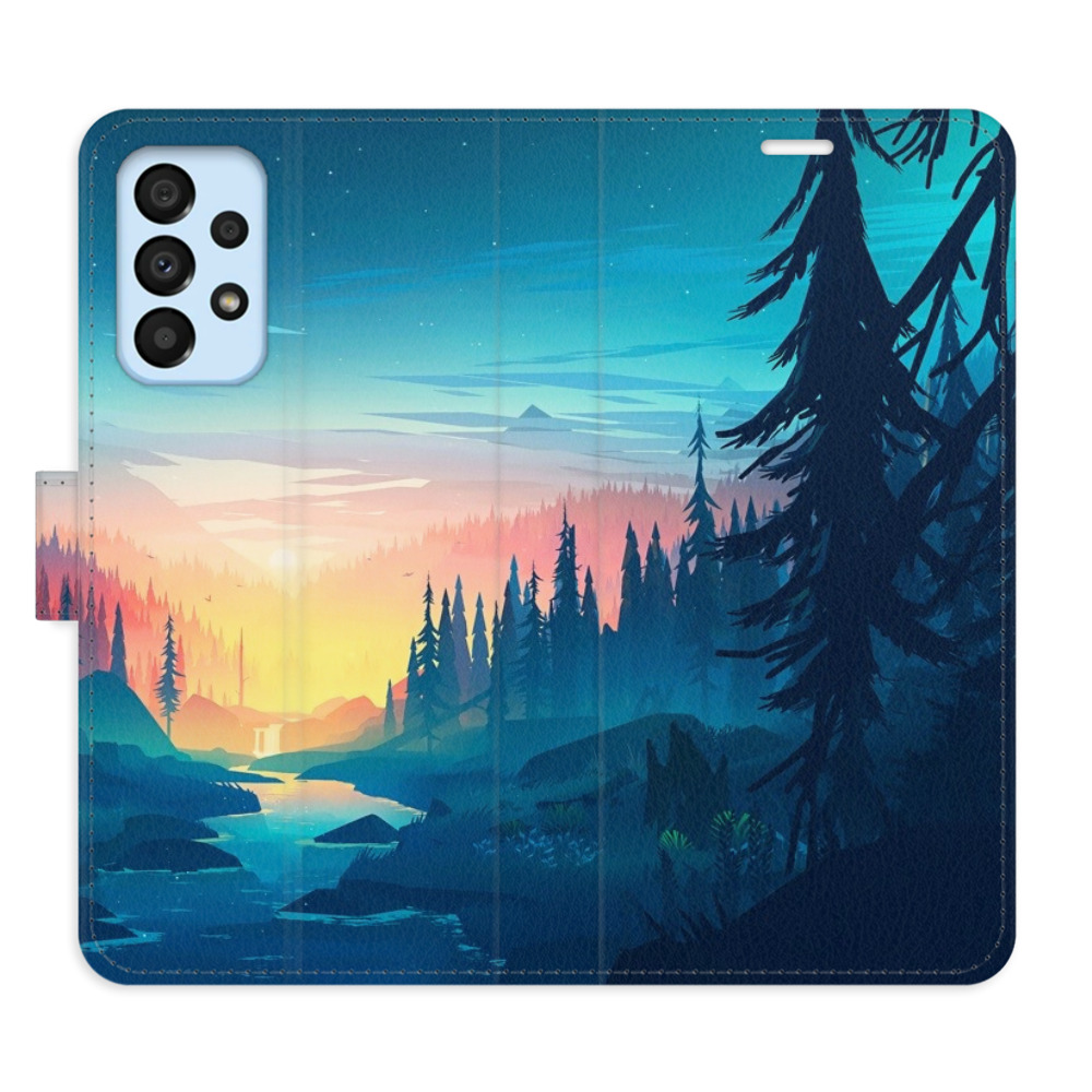 Flipové puzdro iSaprio - Magical Landscape - Samsung Galaxy A33 5G