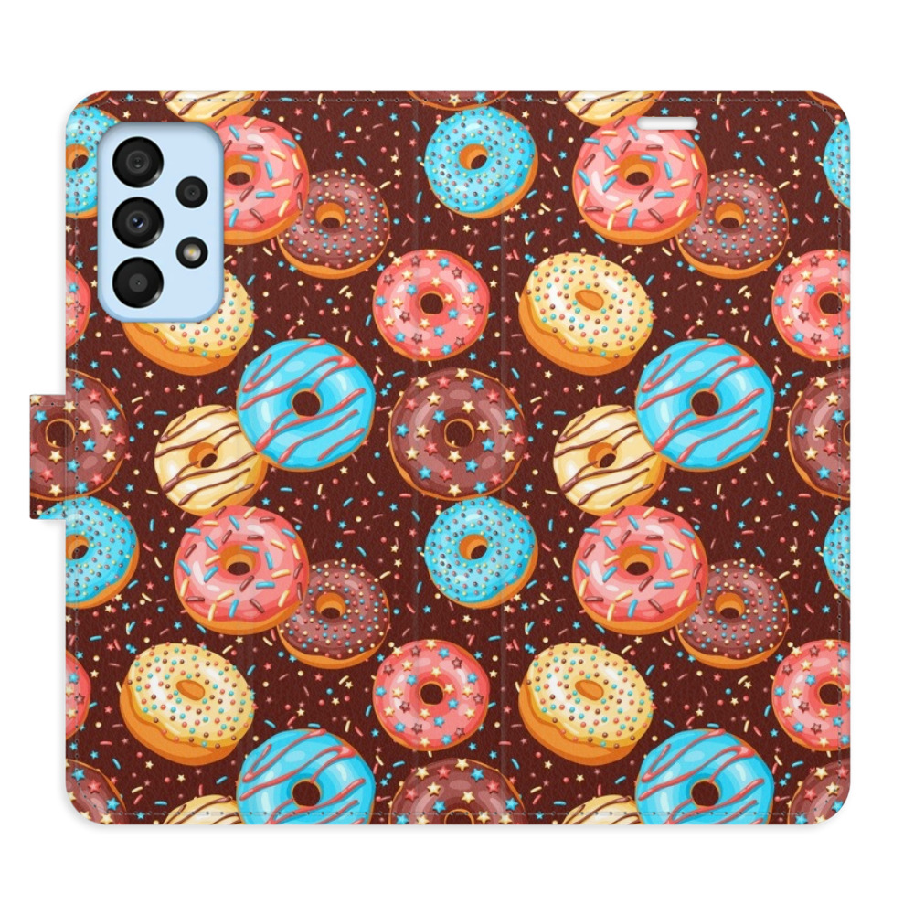 Flipové puzdro iSaprio - Donuts Pattern - Samsung Galaxy A33 5G