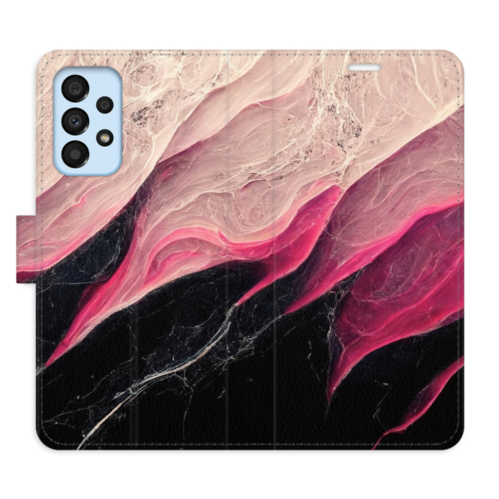 Flipové puzdro iSaprio - BlackPink Marble - Samsung Galaxy A33 5G
