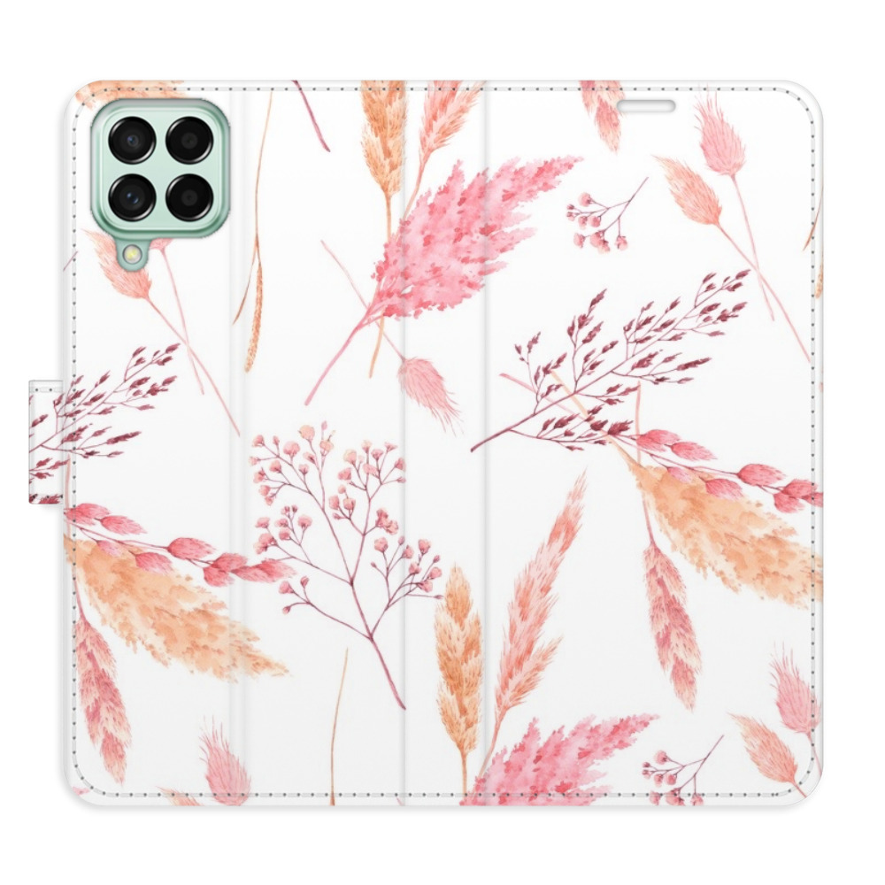 Flipové puzdro iSaprio - Ornamental Flowers - Samsung Galaxy M53 5G