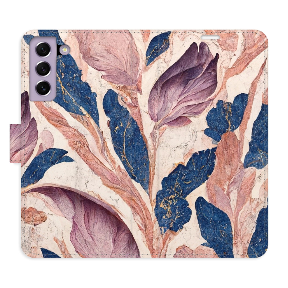 Flipové puzdro iSaprio - Old Leaves 02 - Samsung Galaxy S21 FE 5G