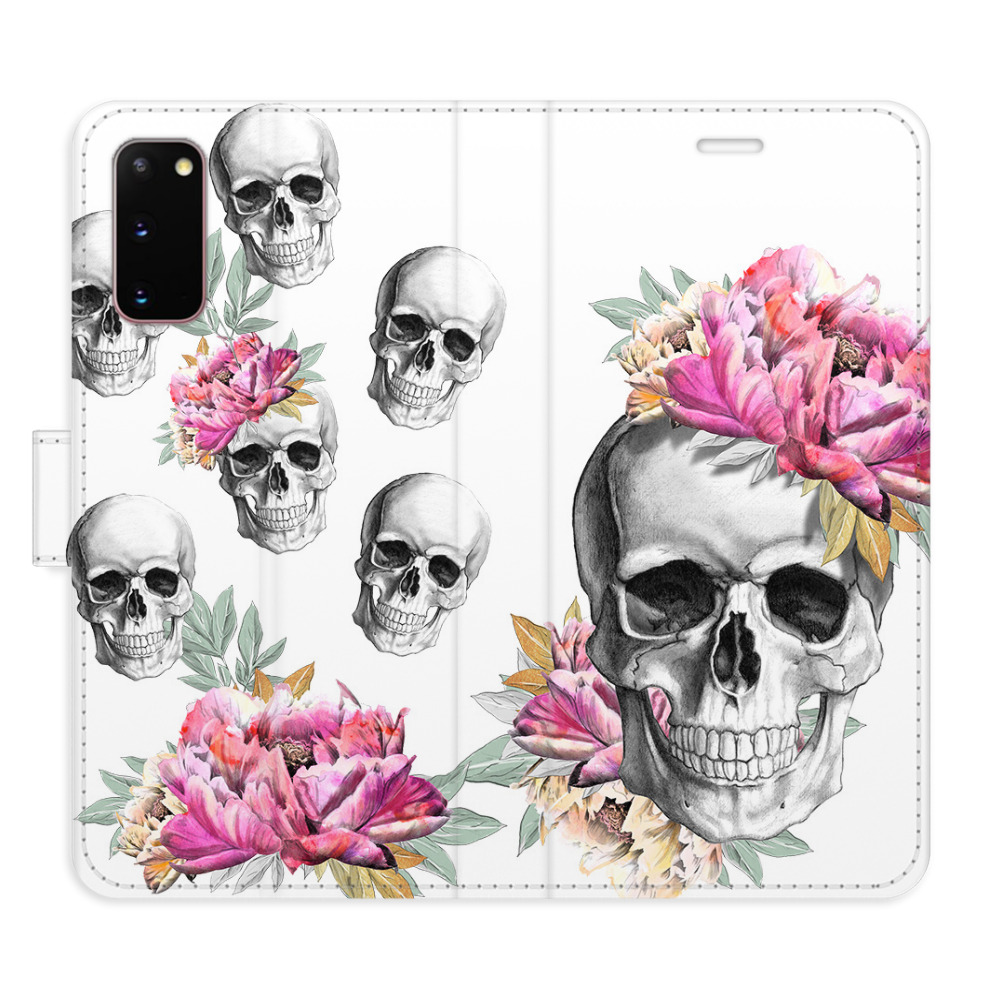 Flipové puzdro iSaprio - Crazy Skull - Samsung Galaxy S20