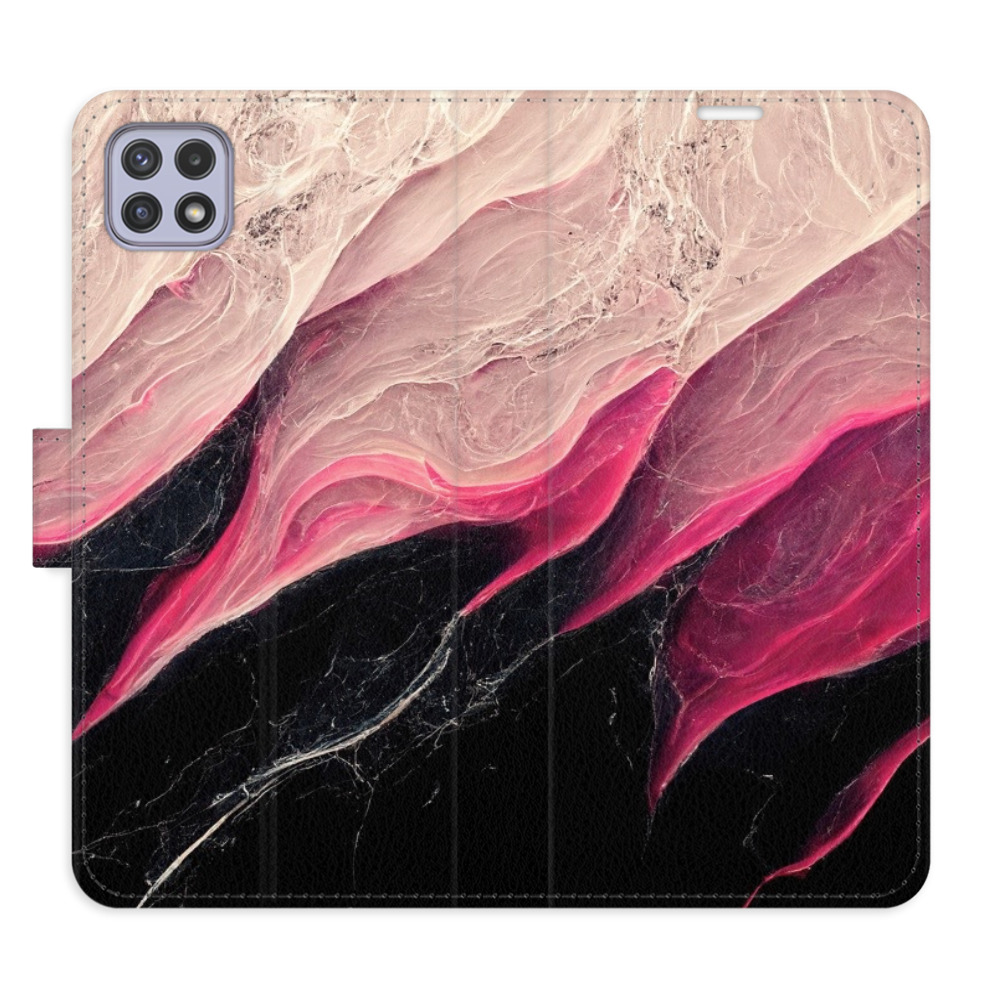 Flipové puzdro iSaprio - BlackPink Marble - Samsung Galaxy A22 5G