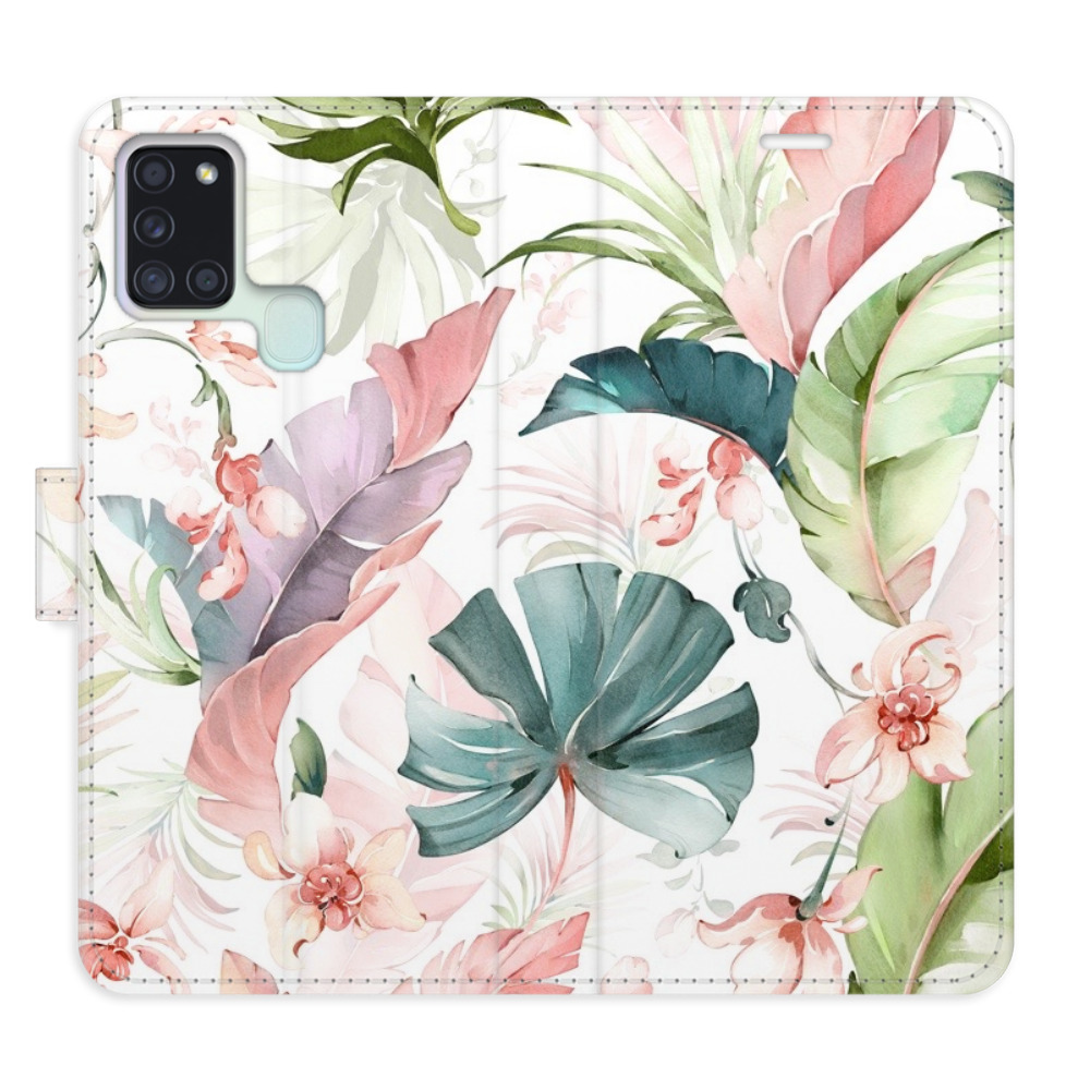 Flipové puzdro iSaprio - Flower Pattern 07 - Samsung Galaxy A21s