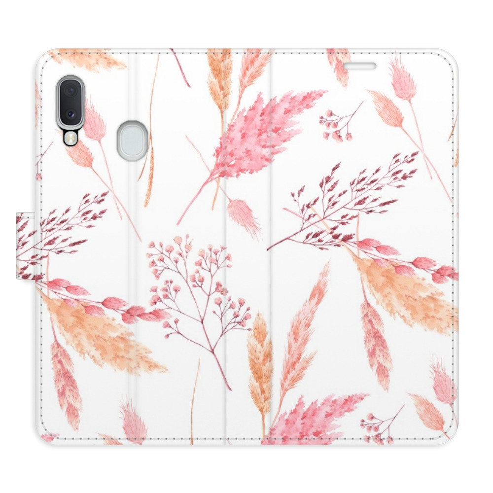 Flipové puzdro iSaprio - Ornamental Flowers - Samsung Galaxy A20e