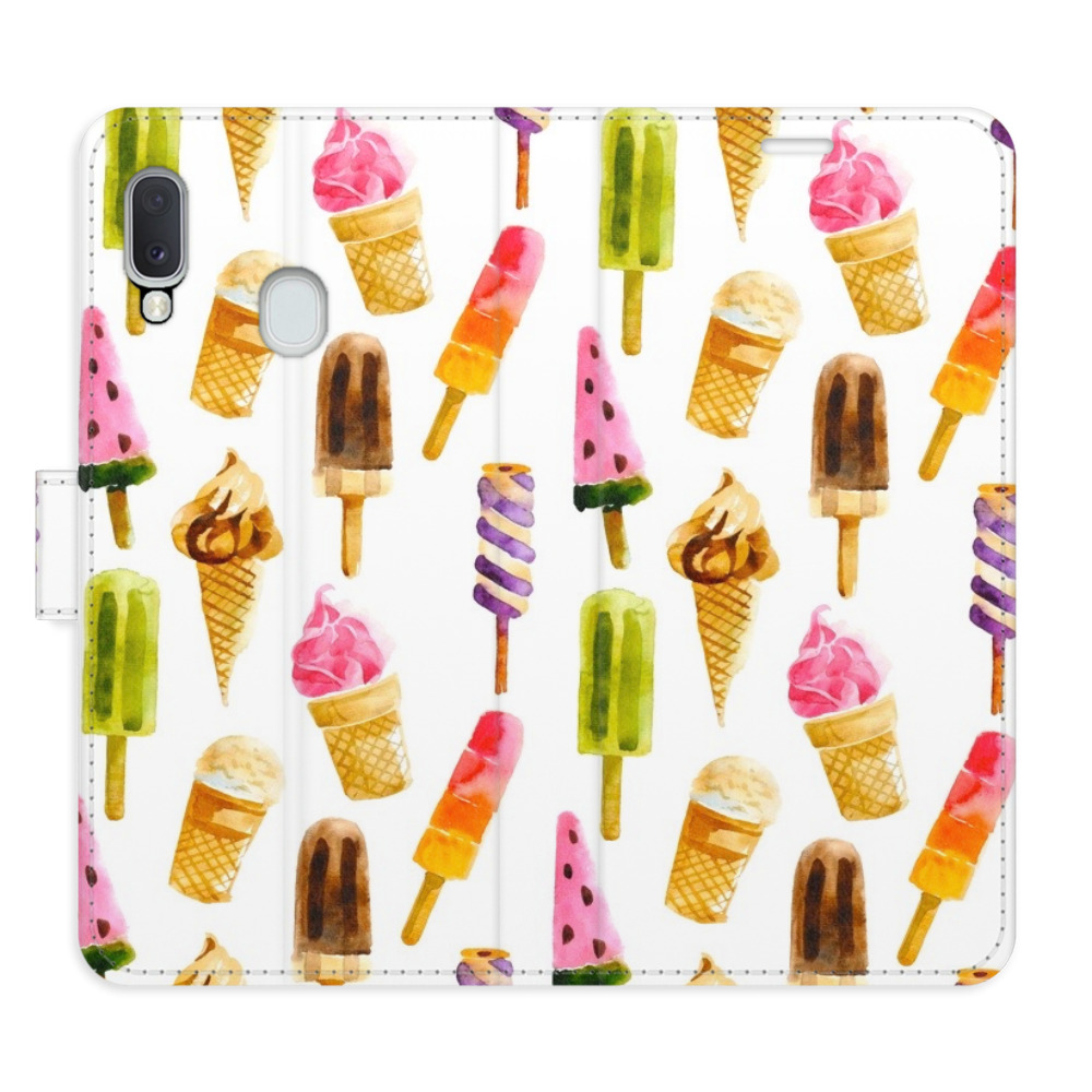 Flipové puzdro iSaprio - Ice Cream Pattern - Samsung Galaxy A20e