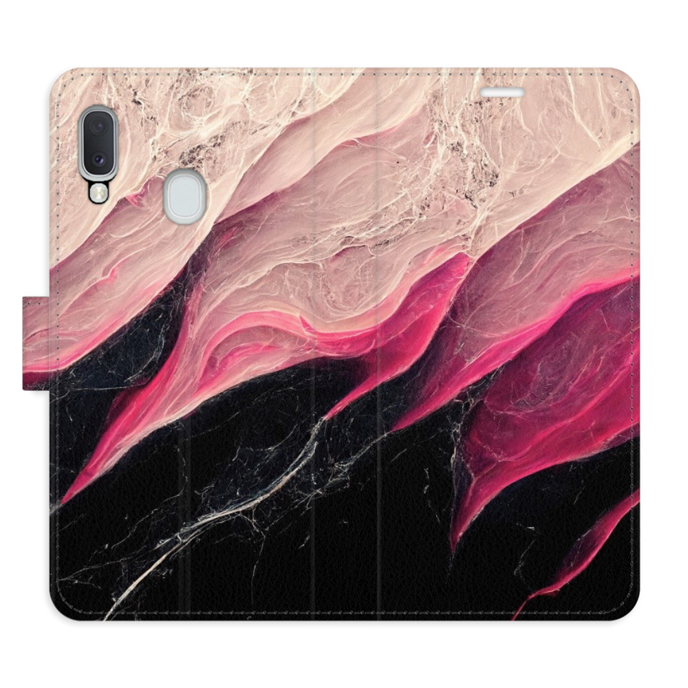 Flipové puzdro iSaprio - BlackPink Marble - Samsung Galaxy A20e