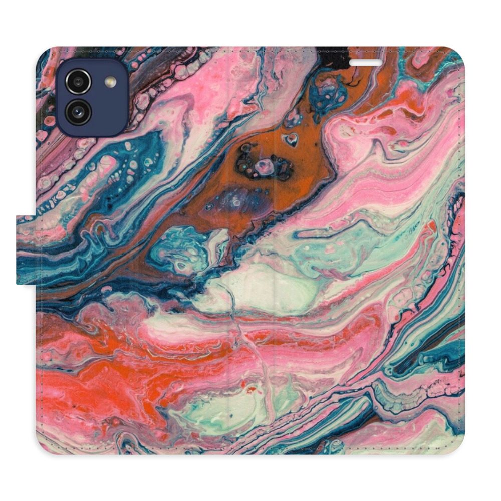 Flipové puzdro iSaprio - Retro Paint - Samsung Galaxy A03