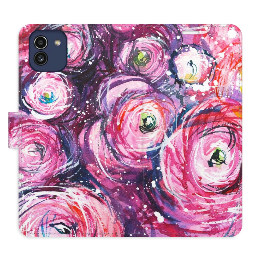 Flipové puzdro iSaprio - Retro Paint 02 - Samsung Galaxy A03