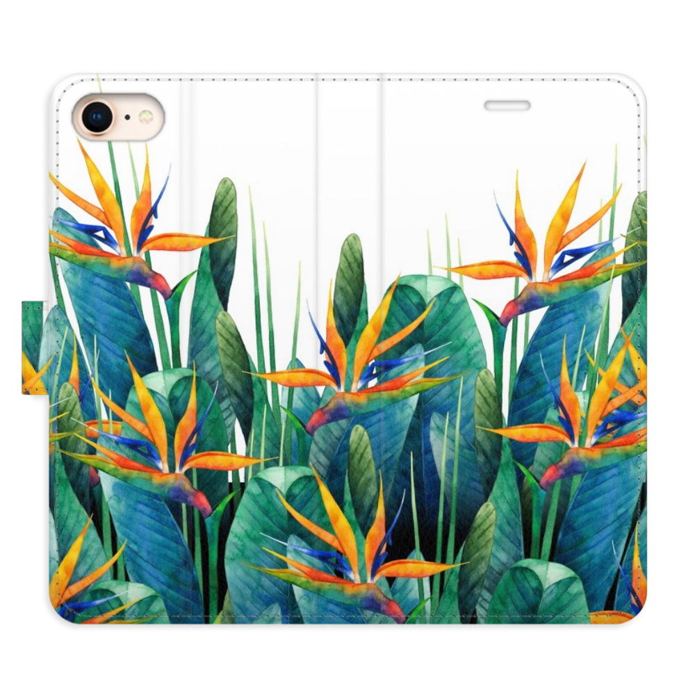 Flipové puzdro iSaprio - Exotic Flowers 02 - iPhone 7/8/SE 2020