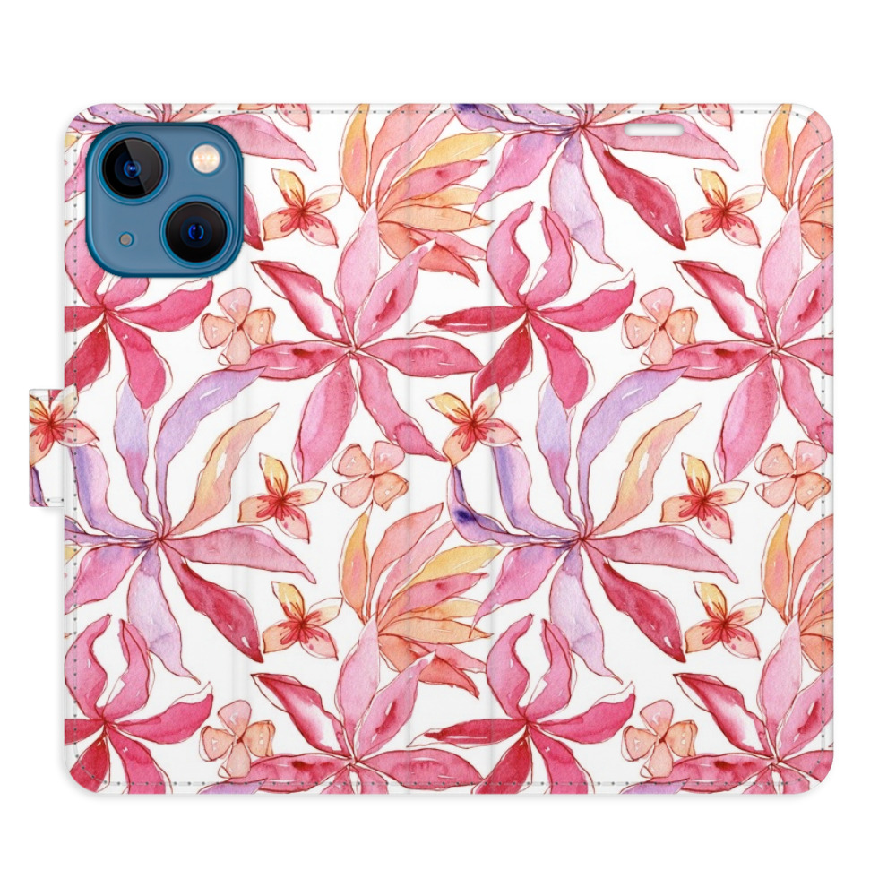 Flipové puzdro iSaprio - Flower Pattern 10 - iPhone 13 mini