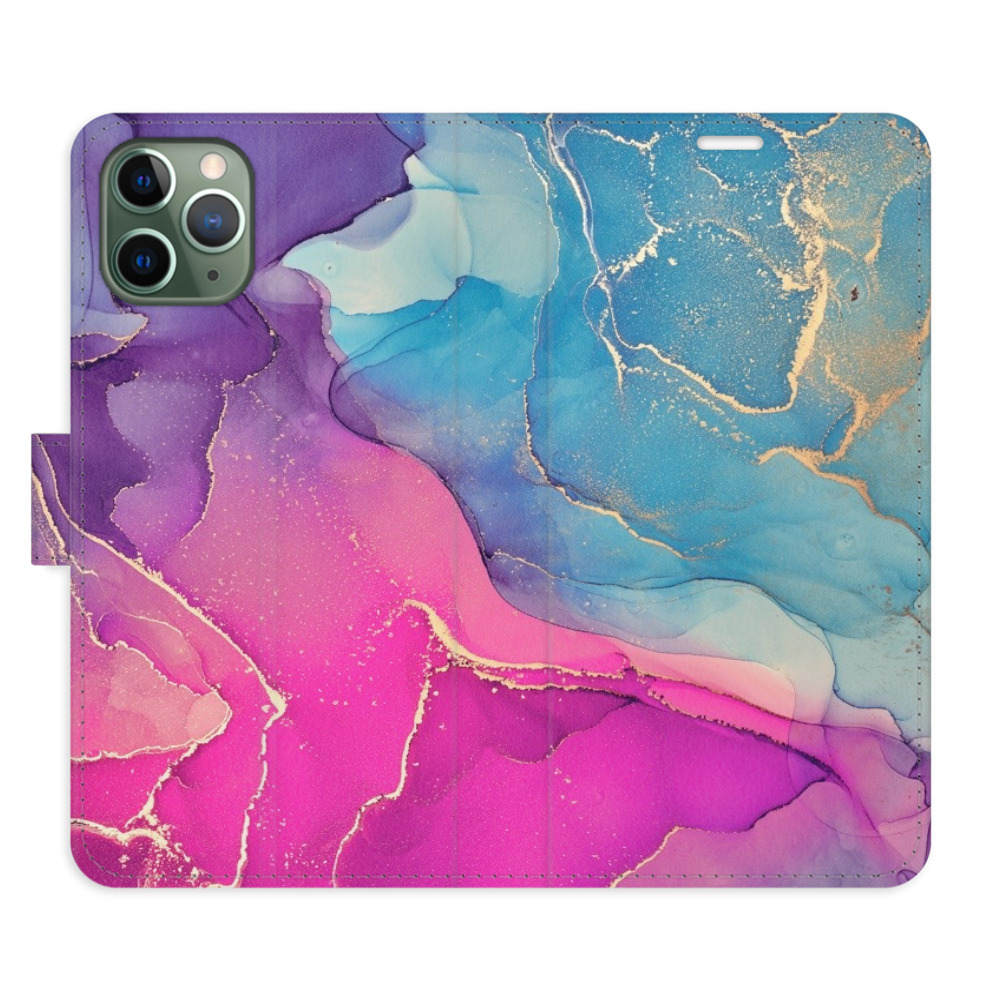 Flipové puzdro iSaprio - Colour Marble 02 - iPhone 11 Pro