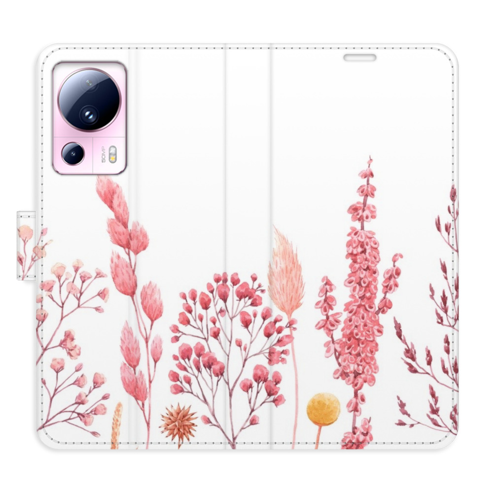 Flipové puzdro iSaprio - Pink Flowers 03 - Xiaomi 13 Lite