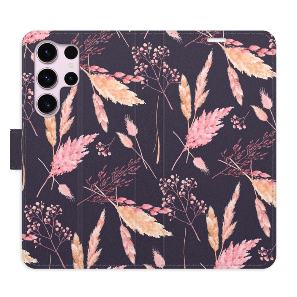 Flipové puzdro iSaprio - Ornamental Flowers 02 - Samsung Galaxy S23 Ultra